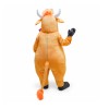 Yellow Cow Mascot Costume