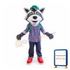 College Lightweight Raccoon Mascot Costume
