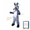 Grey Deer Mascot Costume