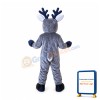 Grey Deer Mascot Costume