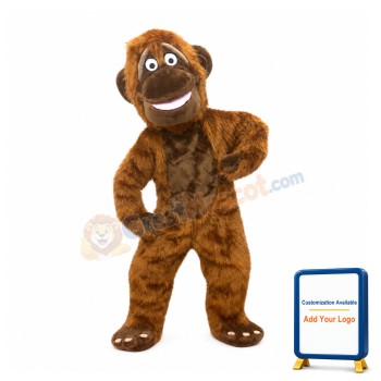 Brown Monkey Mascot Costume