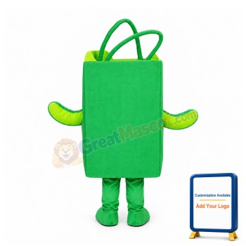 Green Bag Mascot Costume