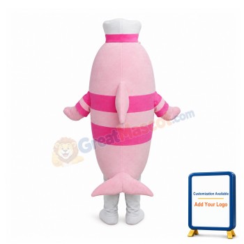 Cartoon Dolphin Carnival Mascot Costume