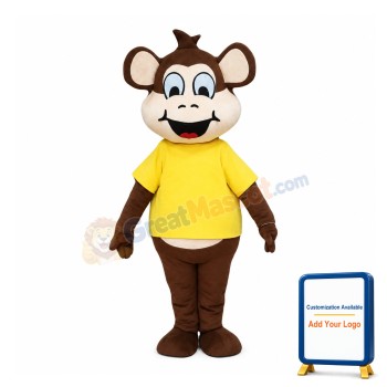 Brown Monkey Mascot Costume