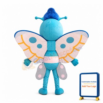 Blue Lightweight Butterfly Mascot Costume