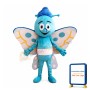 Blue Lightweight Butterfly Mascot Costume
