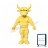 Power Yellow Bull Mascot Costume
