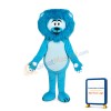 Blue Lightweight Lion Mascot Costume