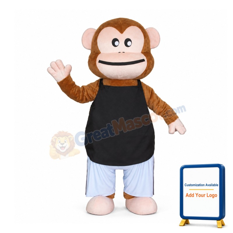 Cheap Lightweight Monkey Mascot Costume