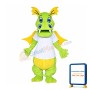 Happy Lightweight Green Dragon Mascot Costume