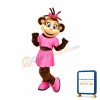 Female Monkey Mascot Costume