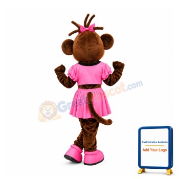 Female Monkey Mascot Costume