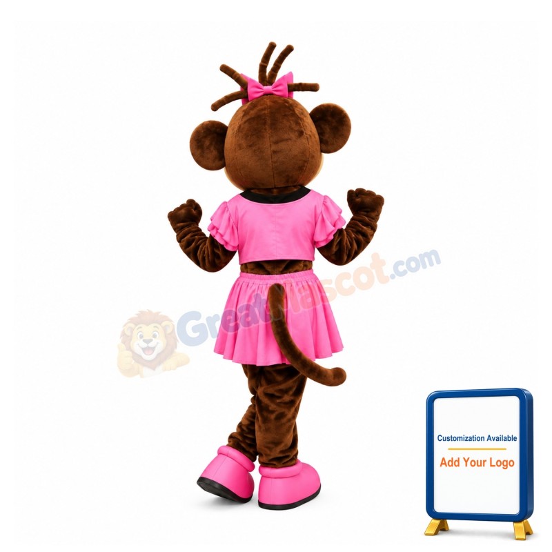 Female Monkey Mascot Costume