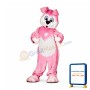 Pink Lightweight Rabbit Mascot Costume