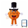 Happy Lightweight Basketball Mascot Costume
