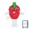 Happy Lightweight Strawberry Mascot Costume