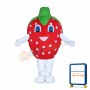 Happy Lightweight Strawberry Mascot Costume
