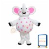 Pink Spotted Mascot Costume
