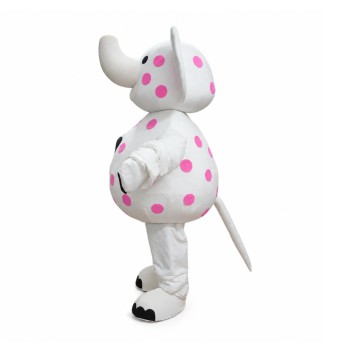 Pink Spotted Mascot Costume