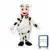 Happy Lightweight Milk Cow Mascot Costume