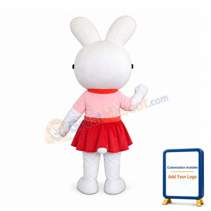 White Rabbit Mascot Costume