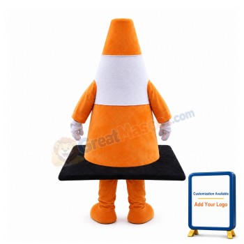 Traffic Cone Mascot Costume