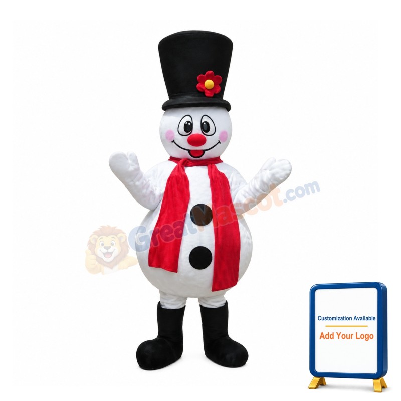 Christmas Snowman Mascot Costume