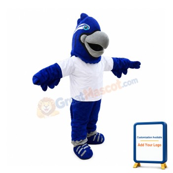 Blue Lightweight Falcon Mascot Costume