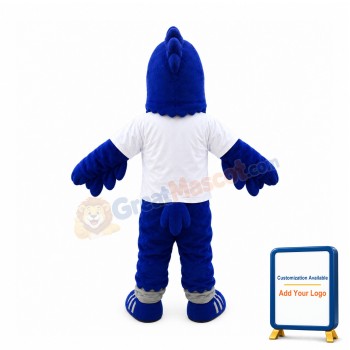 Blue Lightweight Falcon Mascot Costume