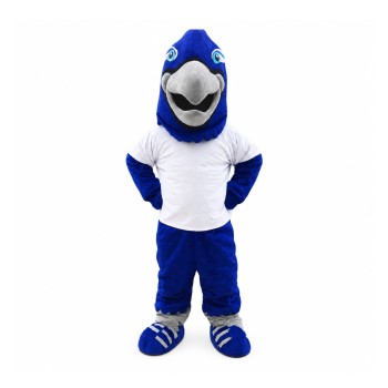 Blue Lightweight Falcon Mascot Costume