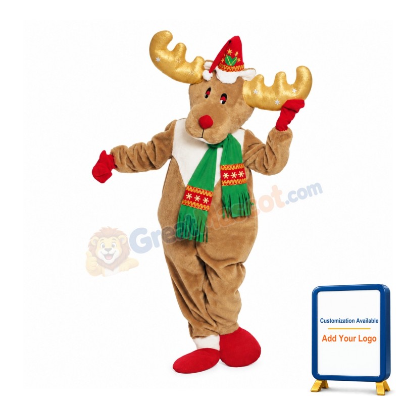 XMAS Reindeer Mascot Costume