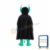 Green Power Muscular Devil Mascot Costume