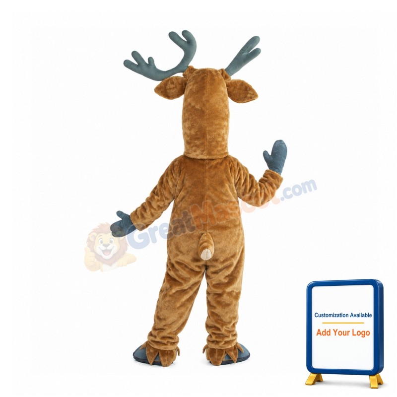 Elk Reindeer Deer Mascot Adult Costume