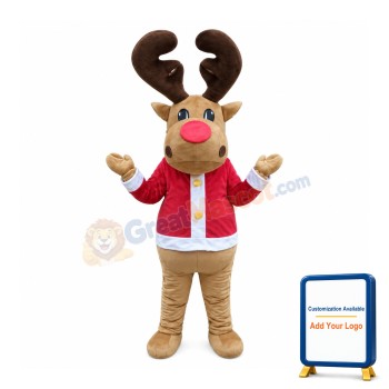 Cheap Lovely Deer Mascot Costume