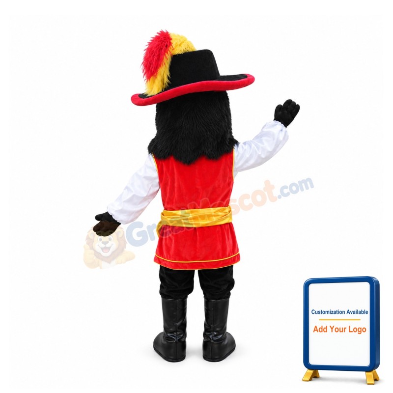 Captain Pirate Mascot Costume