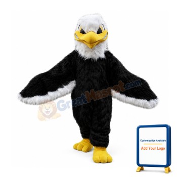 Fierce Lightweight Furry Eagle Mascot Costume