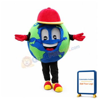 Globe Earth Mascot Costume