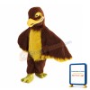 Brown Hawk Falcon Mascot Costume
