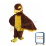 Brown Hawk Falcon Mascot Costume