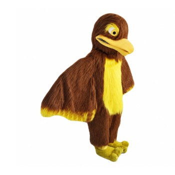 Brown Hawk Falcon Mascot Costume
