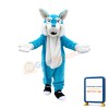 Blue Wolf Mascot Costume