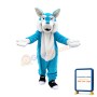 Blue Wolf Mascot Costume