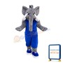 College Power Elephant Mascot Costume
