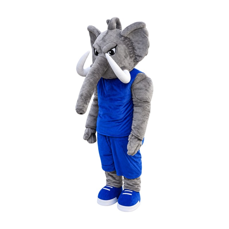 College Power Elephant Mascot Costume