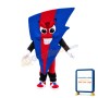 Colorful Lightning Mascot Costume