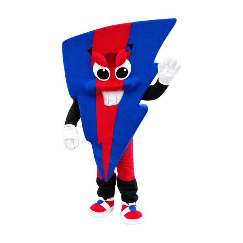 Colorful Lightning Mascot Costume