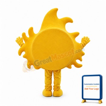 Happy Sun Mascot Costume