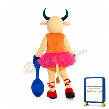 Beautiful Buffalo Mascot Costume