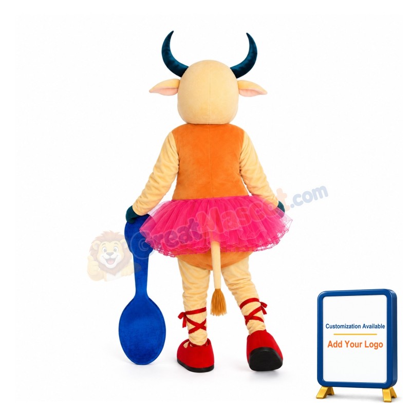 Beautiful Buffalo Mascot Costume