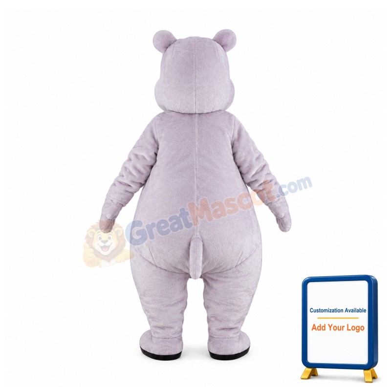 Super Cute Hippo Mascot Costume